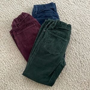 3 Gap corduroy pants for boys